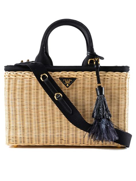 prada rattan bag.